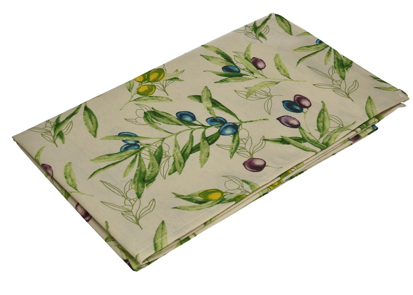 Tischdecke Olive 90x90cm BW (Made in Italy)