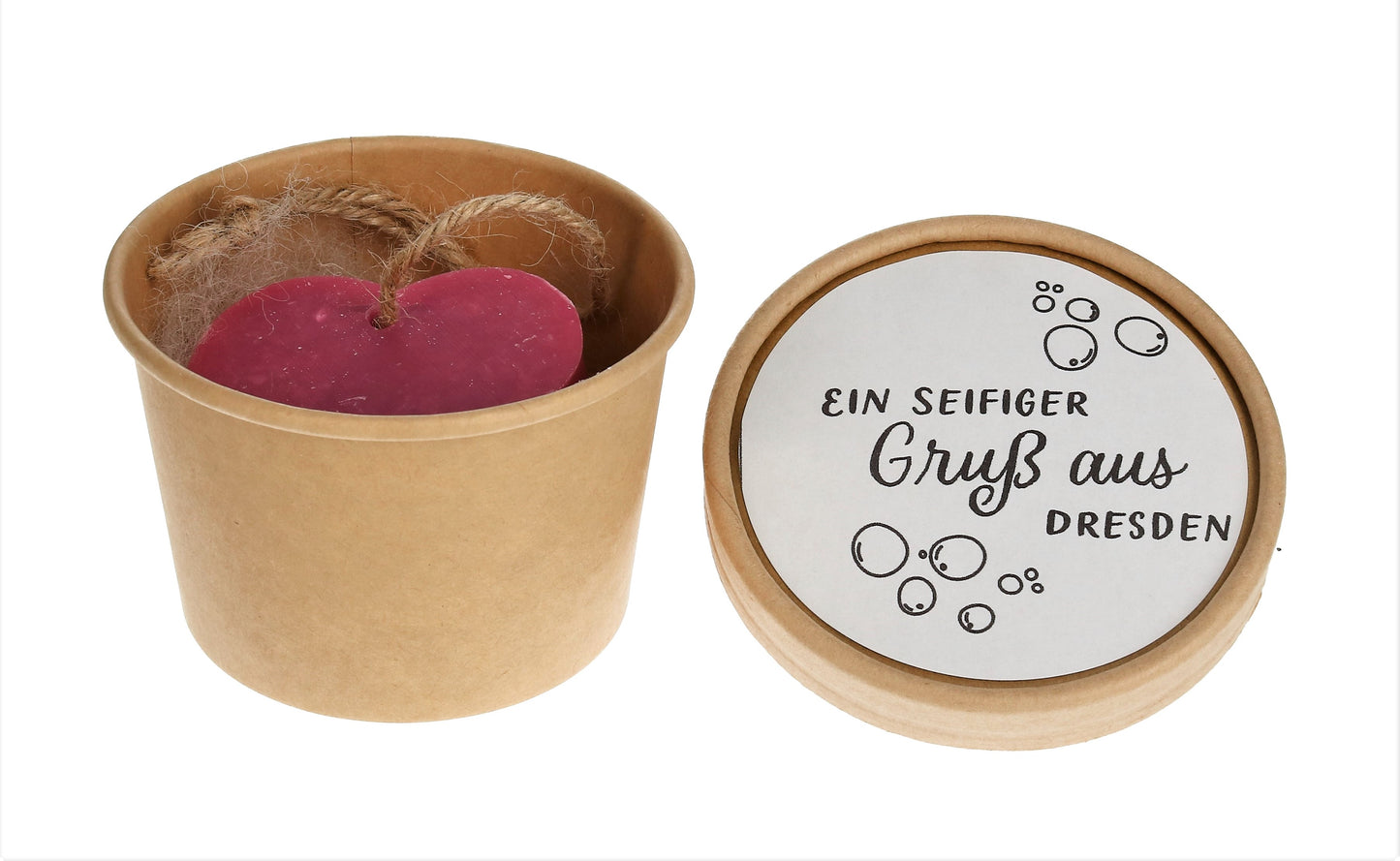 Seife in GV mit 11 versch. Sprüchen S/W