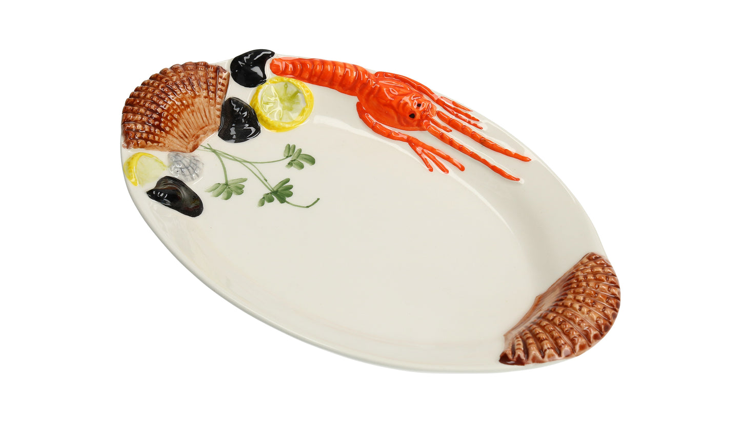 Geschirr Platte Meeresfrüchte 3D