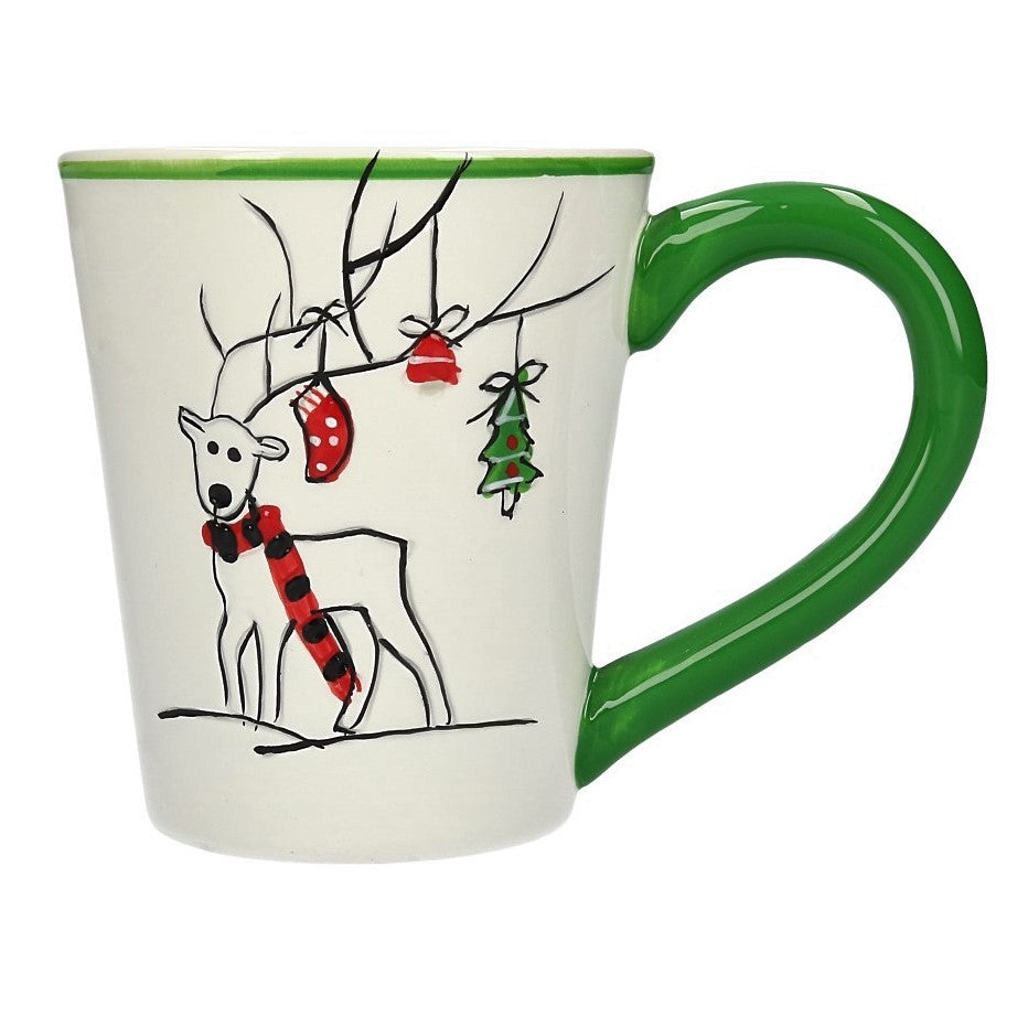 Tasse weihnachtliches Motiv mit Elch