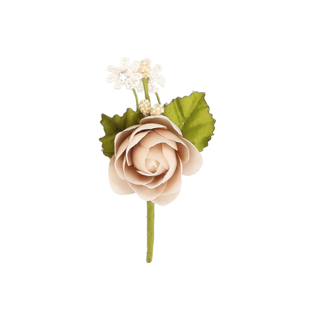 Aufleger Blume braun