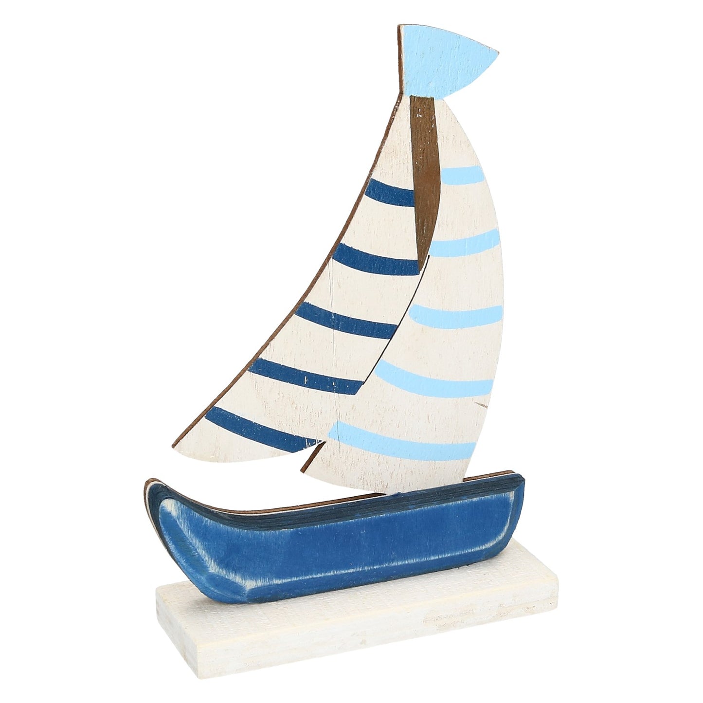 Holz Segelschiff 17 cm