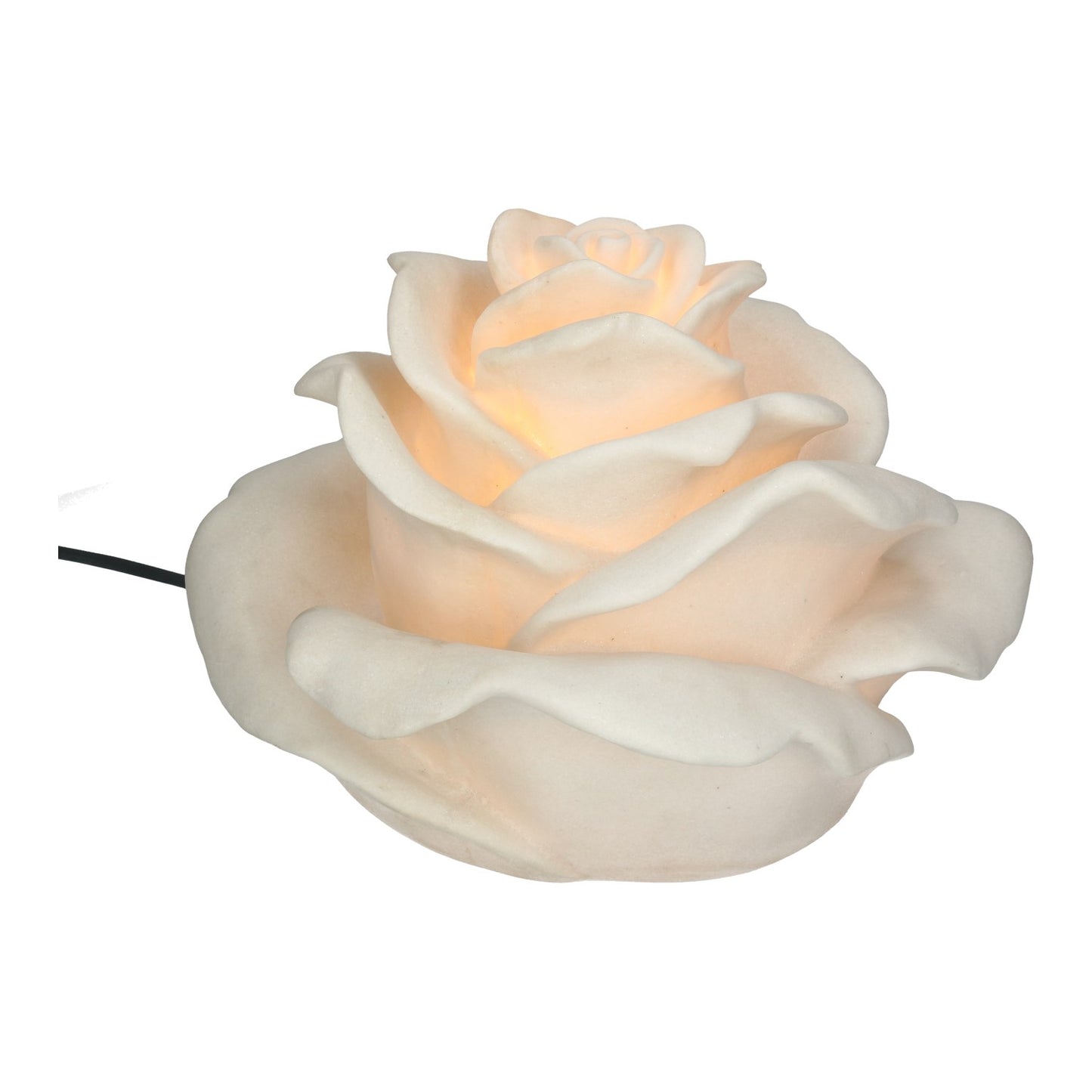 Lampe Rose aus Fiberglas