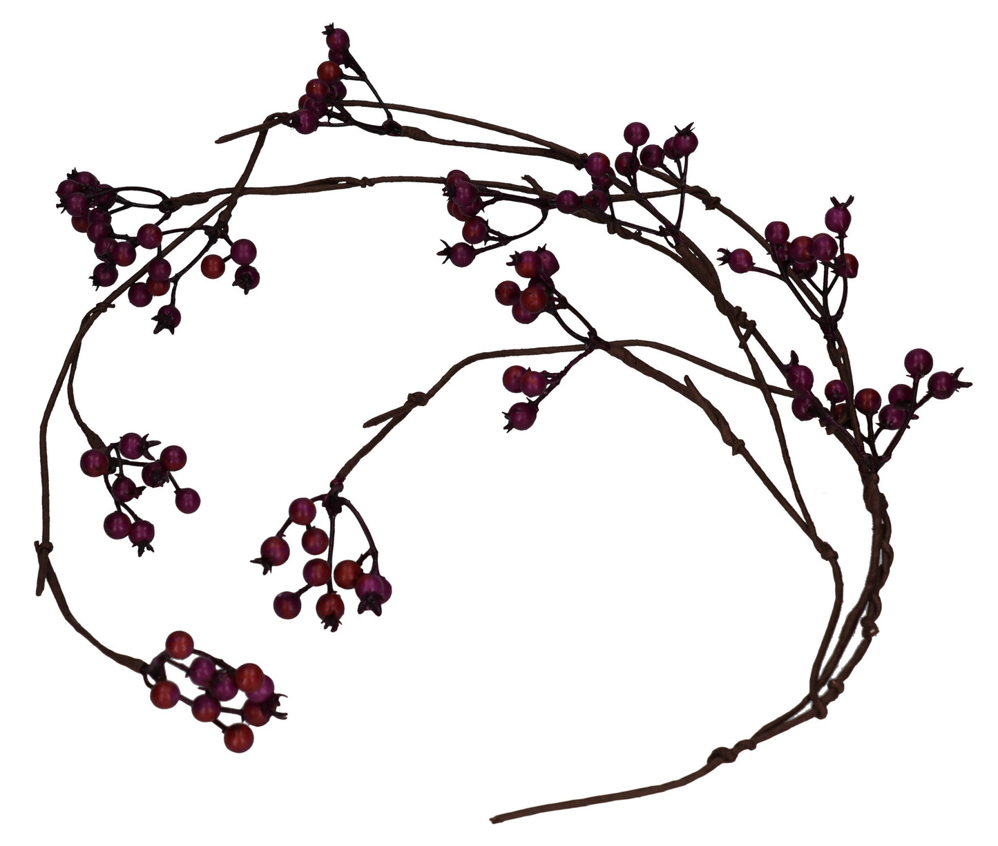 Girlande Beeren lila 80 cm