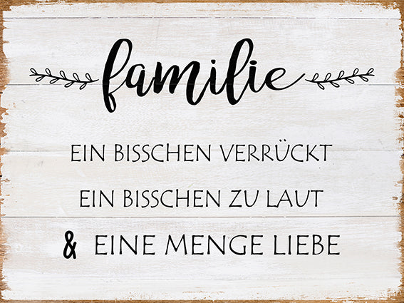 Bild "Familie, ein bischen verrückt, ein bisschen zu laut..."