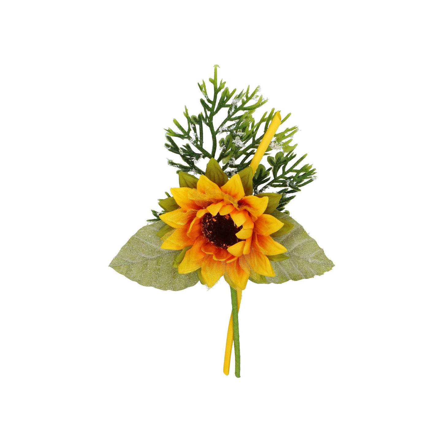 Pick Sonnenblume gelb. Stoff 19 cm