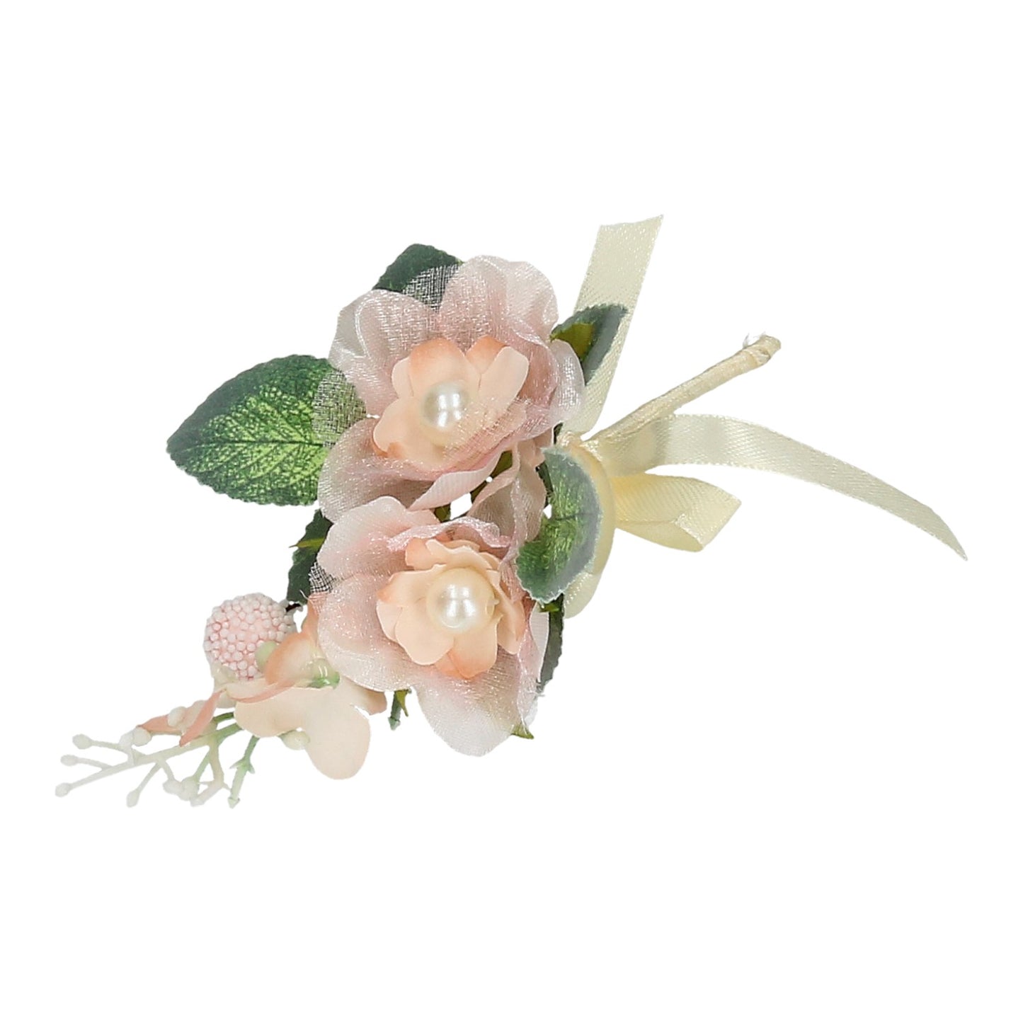 Pick Blüten mit Perlen, rosé