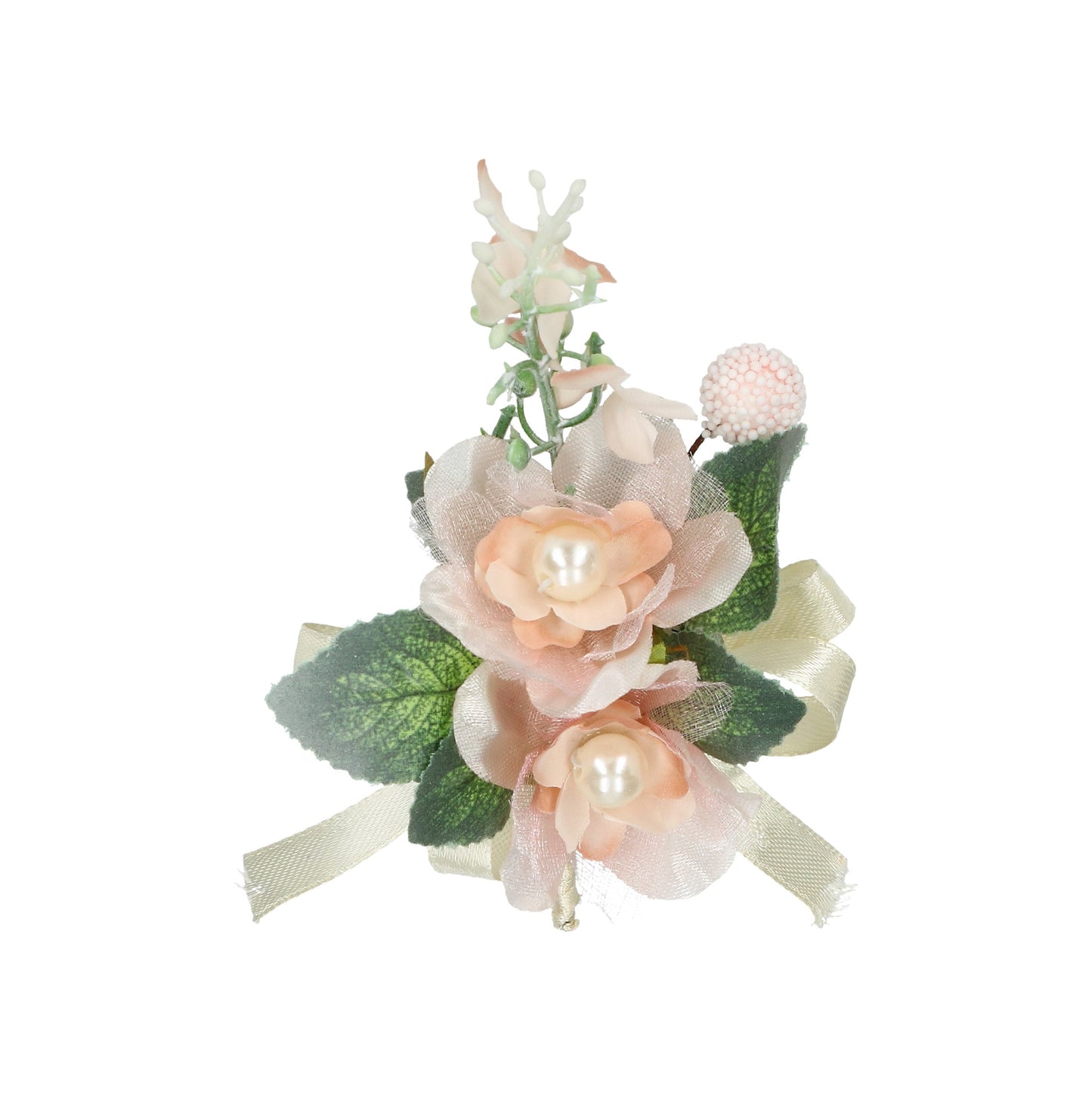 Pick Blüten mit Perlen, rosé