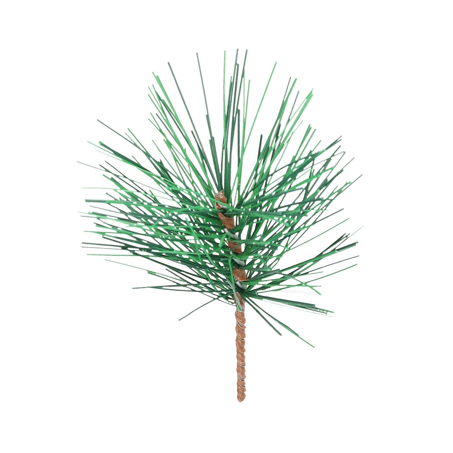 Zweig Kiefern-Ästchen grün mit weißen Spitzen 5 cm