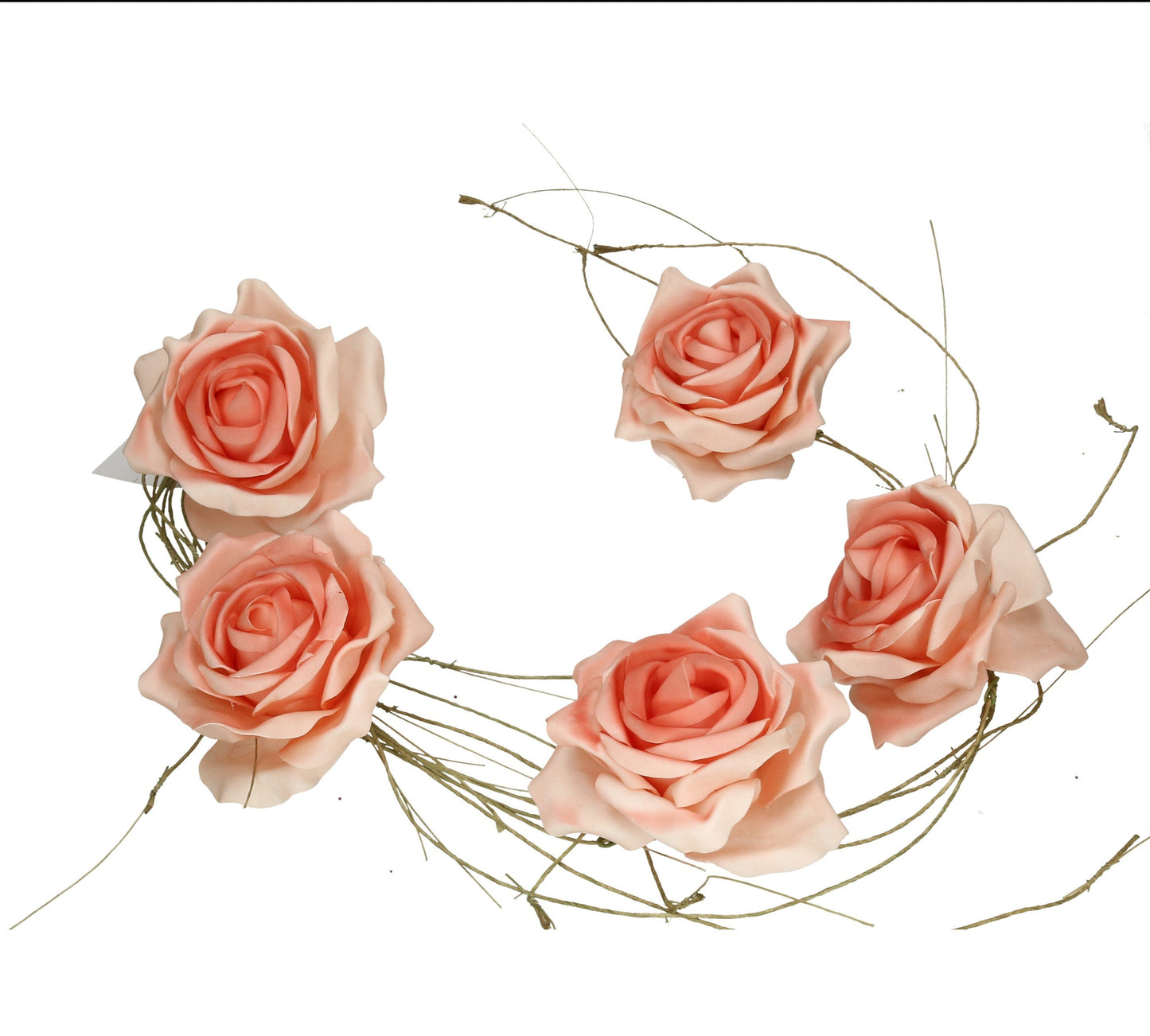 Girlande 5 Rosen 90 cm 3 Farben