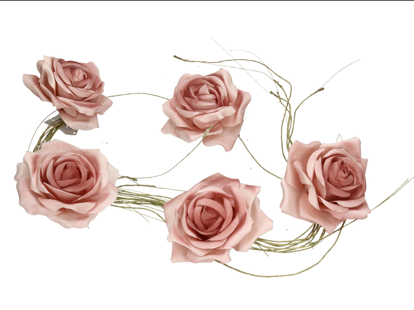 Girlande 5 Rosen 90 cm 3 Farben