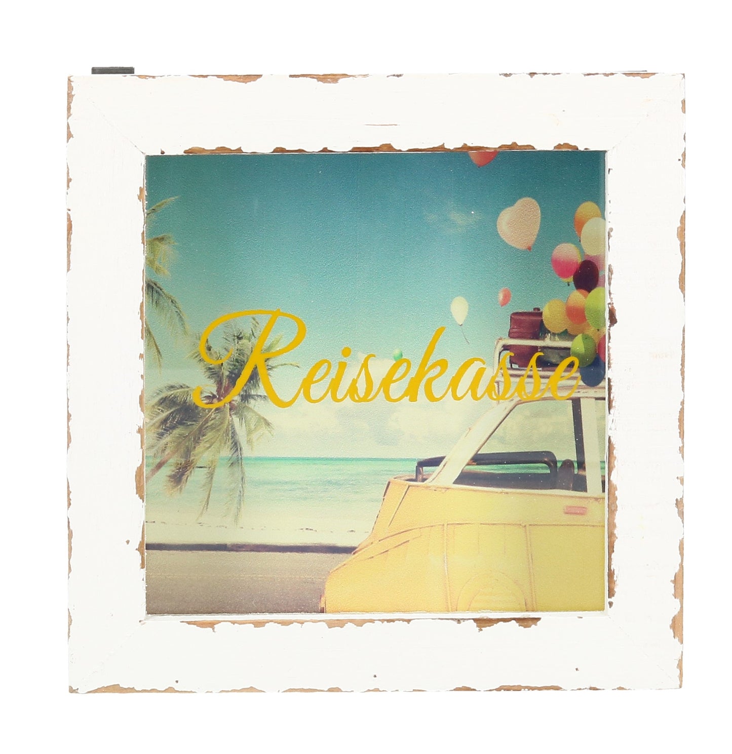 Spardose Sparbüchse Motiv Reisekasse Luftballons