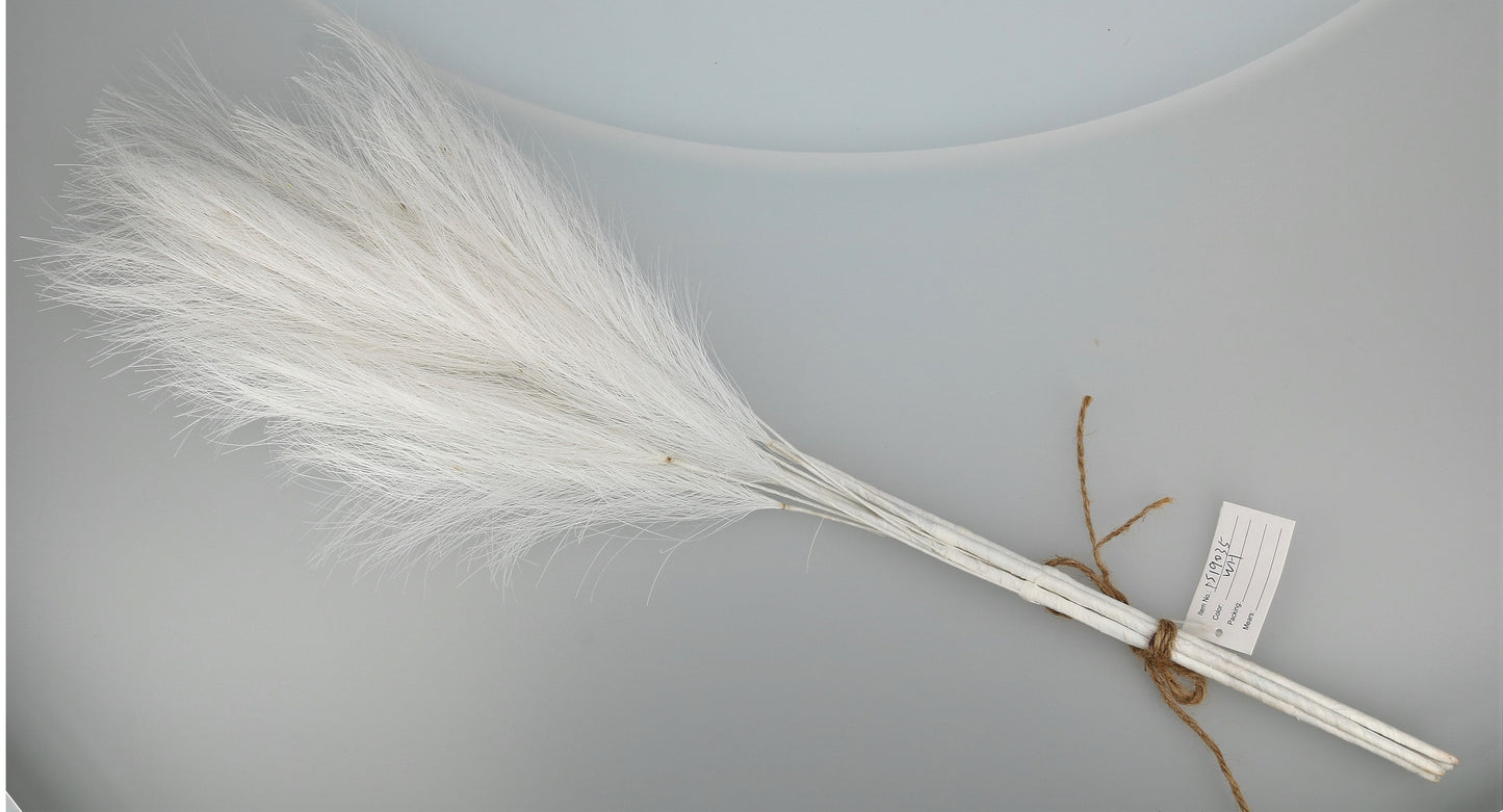 Zweig Graswedel 60 cm weiß oder orange