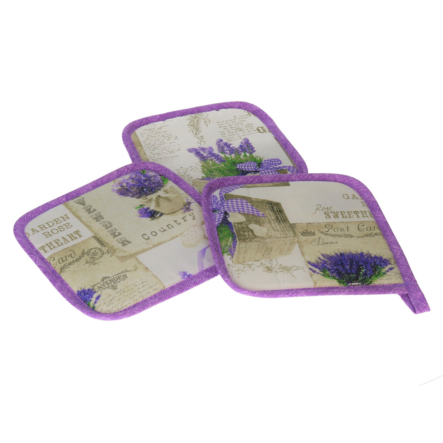 Topflappen aus Baumwolle 17x17 cm aus Itailien