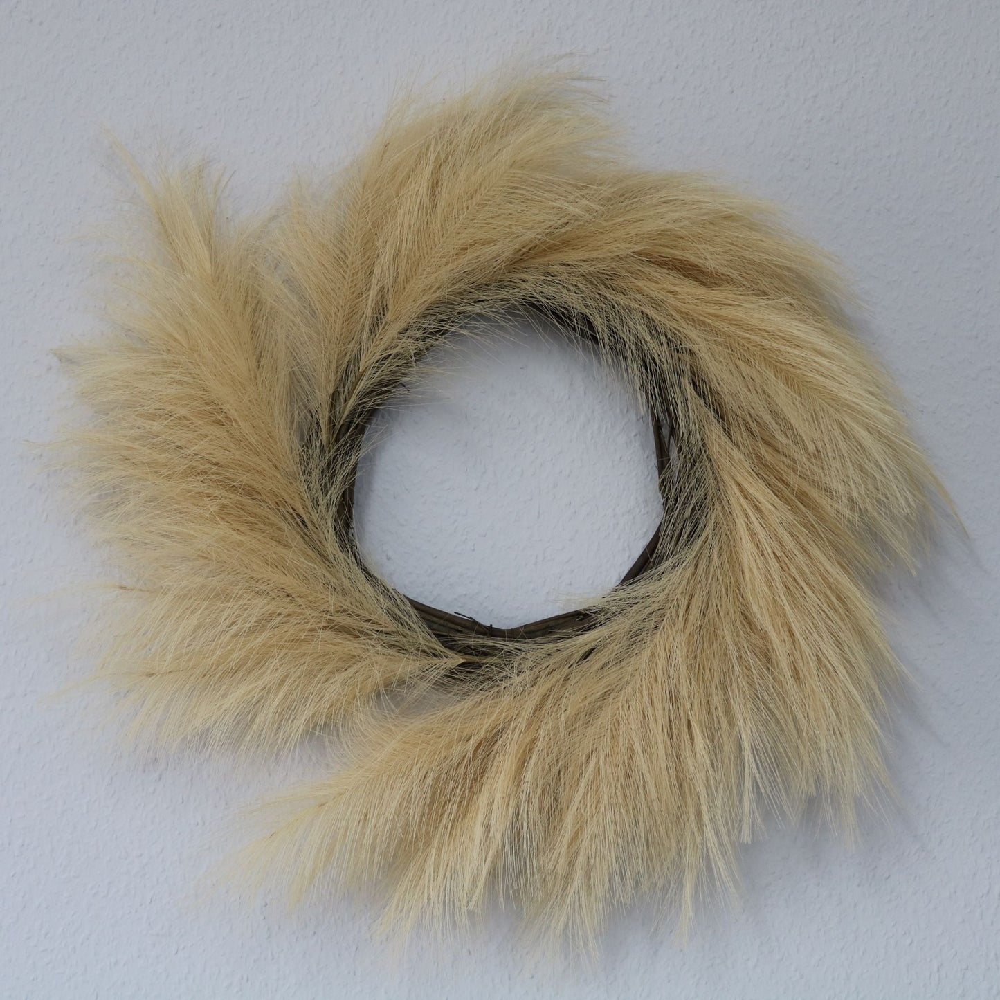 Kranz Pampasgras beige D30/70 cm