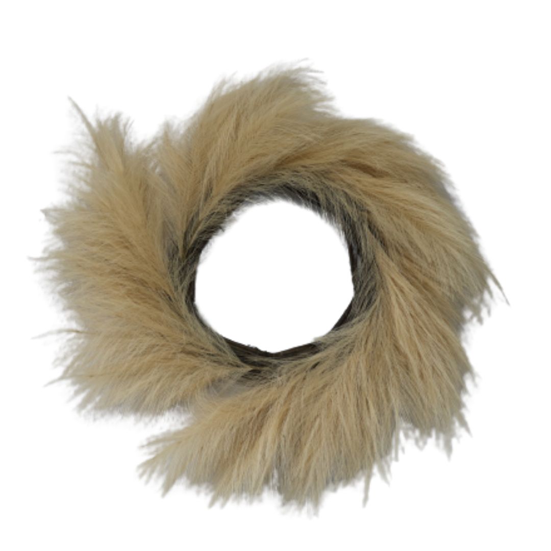 Kranz Pampasgras beige D30/70 cm