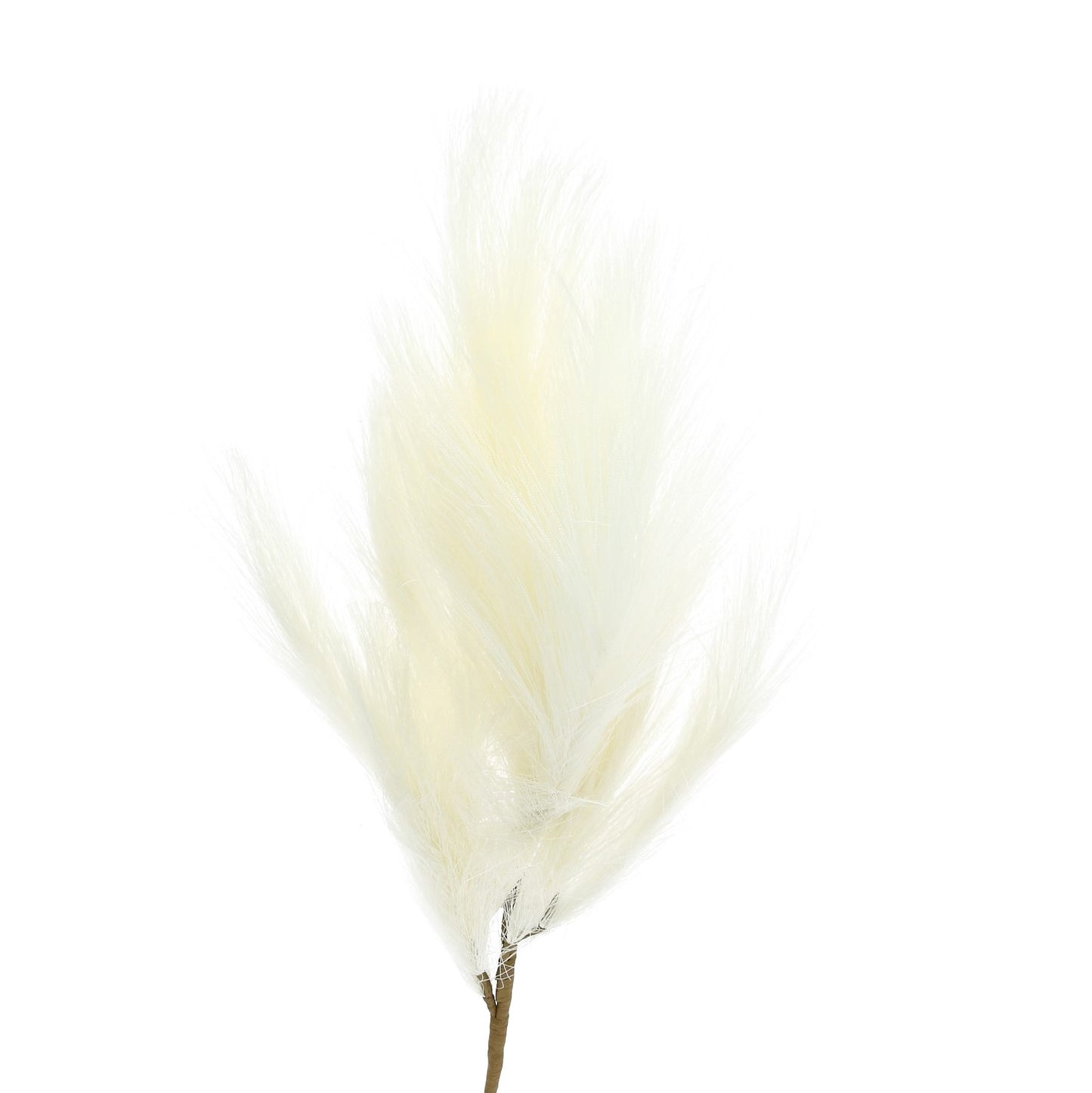 Zweig aus Federn weiß 85 cm