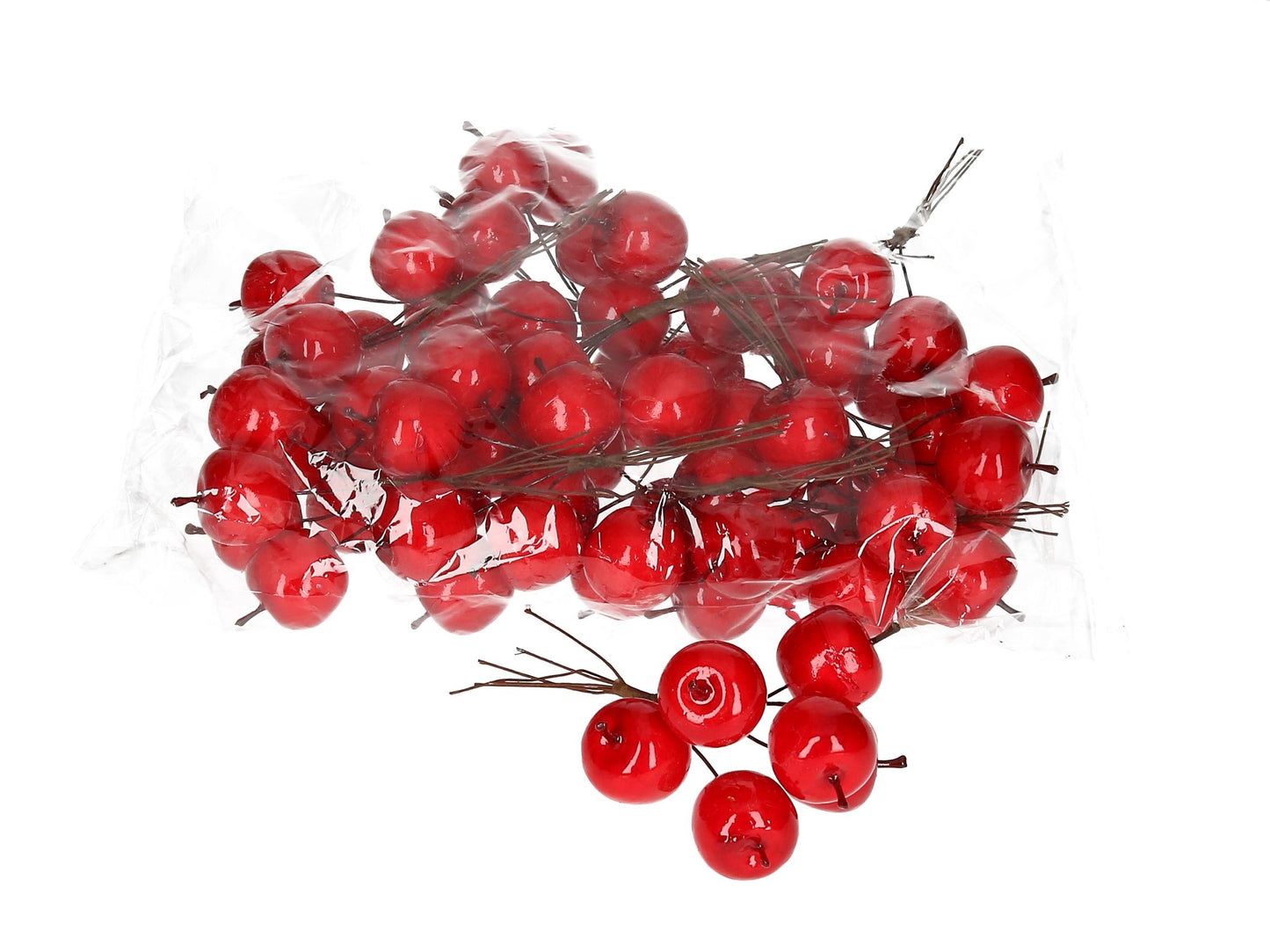 Pick Äpfel rot gelackt 3,5 cm