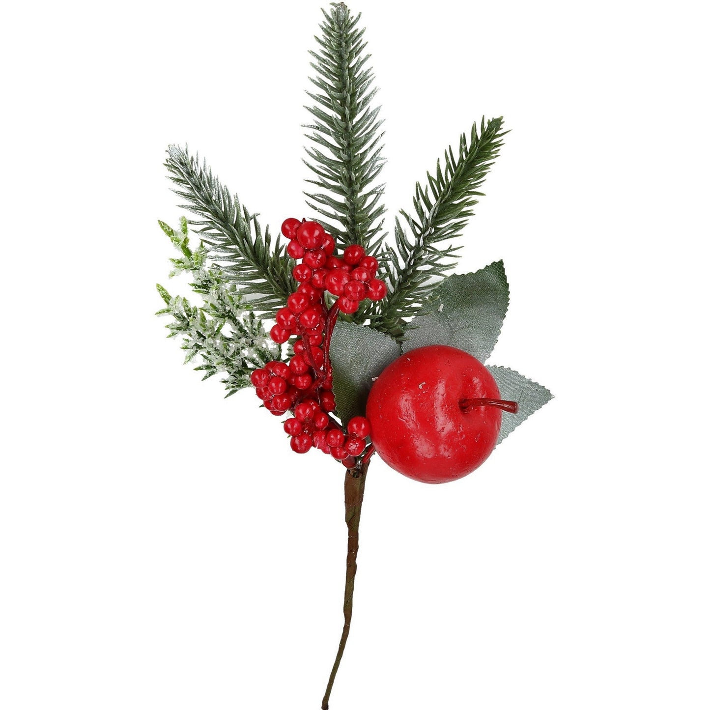 Pick Apfel rot, Beeren, Tanne 22 cm