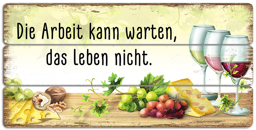 Bild "Die Arbeit kann warten, das Leben nicht."
