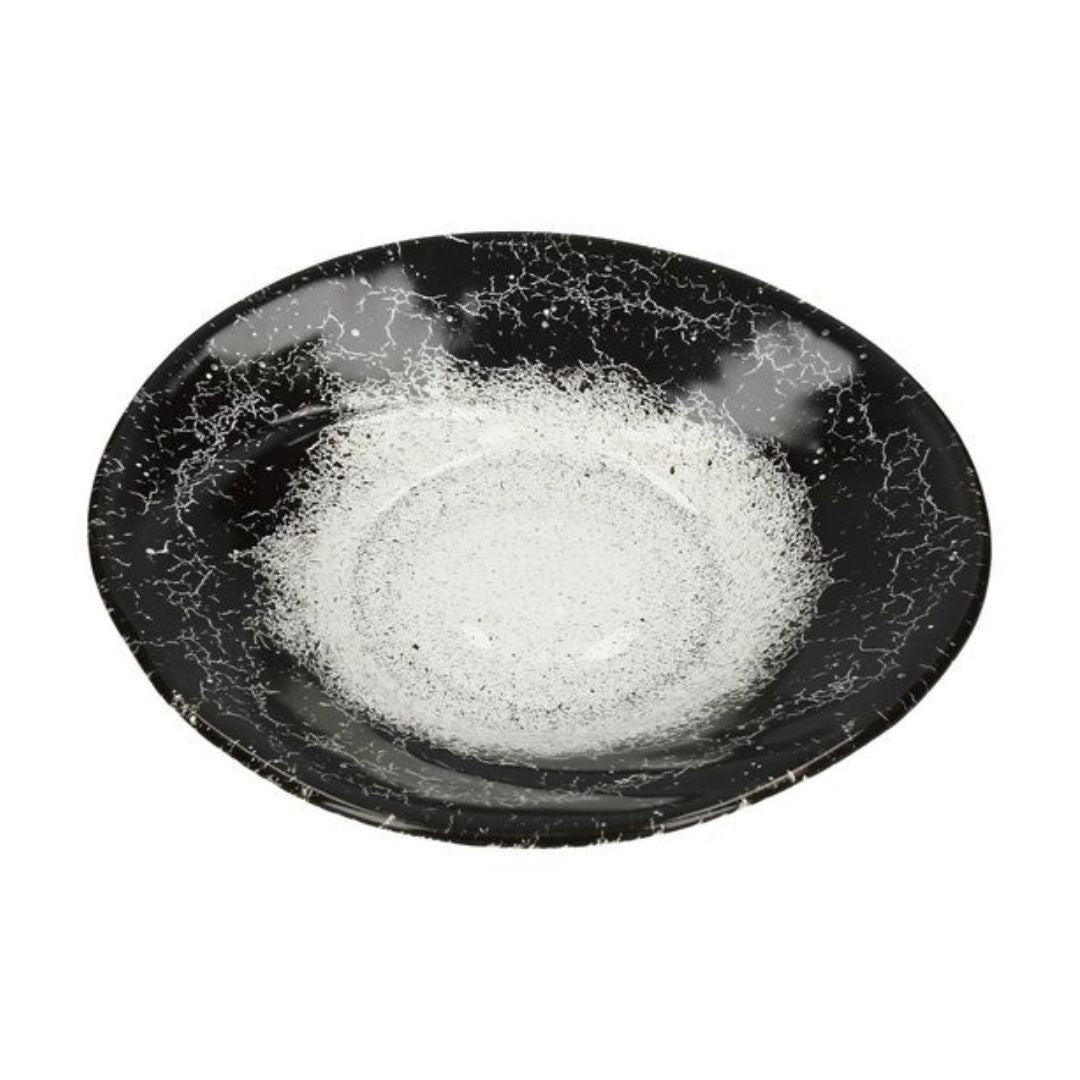 Keramik Schale schwarz/weiß