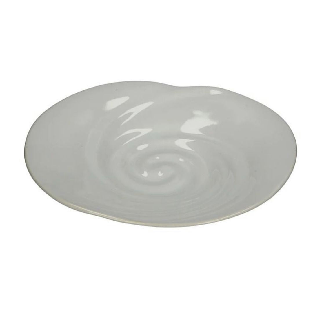 Keramik Schale UFO weiß 30 cm