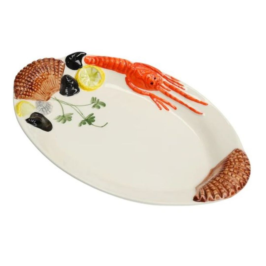 Geschirr Platte Meeresfrüchte 3D