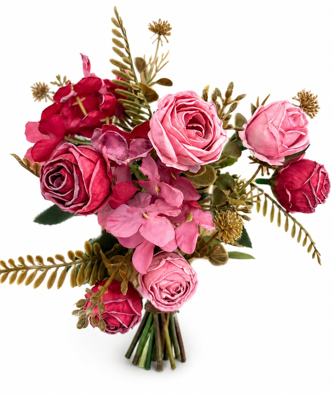 Rosenstrauß rot/rosa 30 cm VE 12