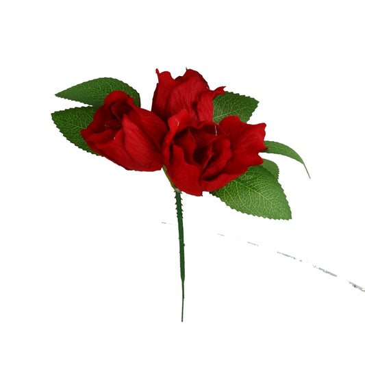 Rosensträußchen, 3 rote Rosen