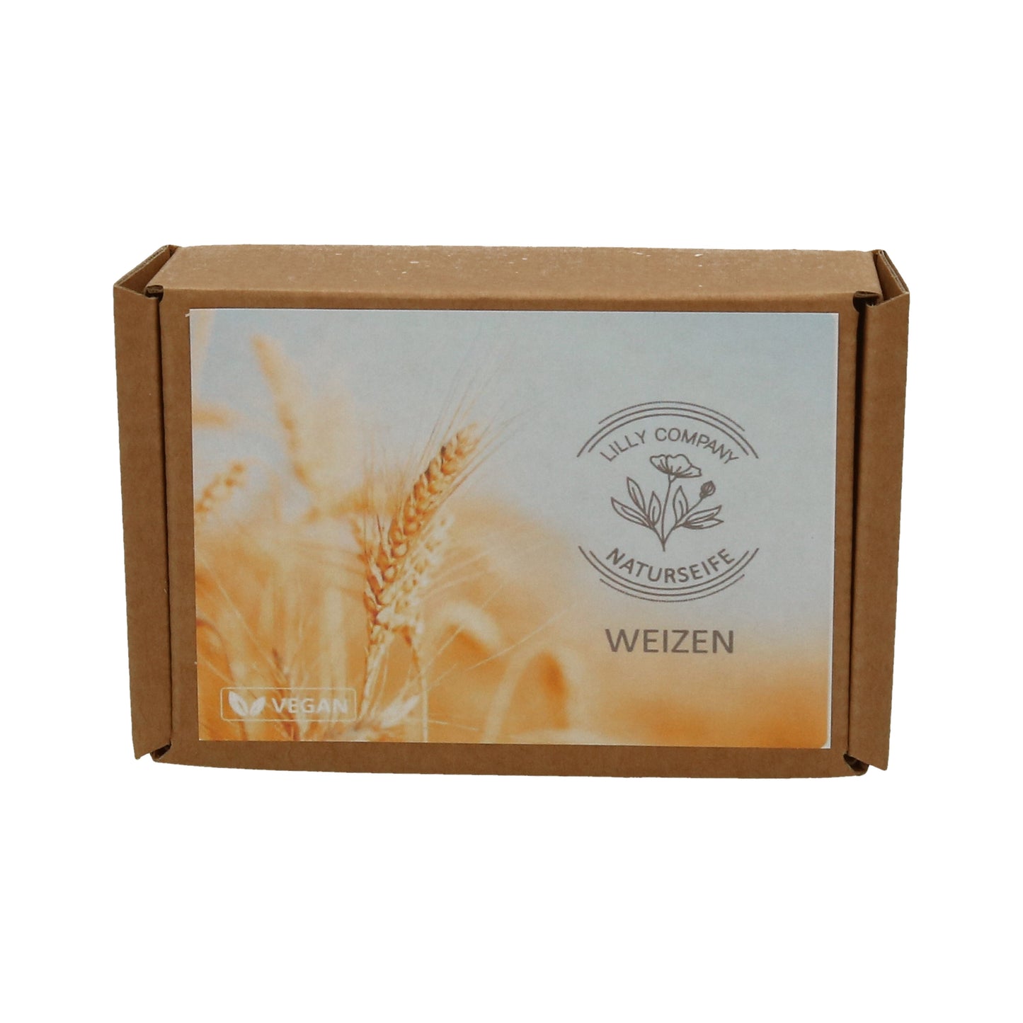 Seife in Geschenkverpackung Weizen