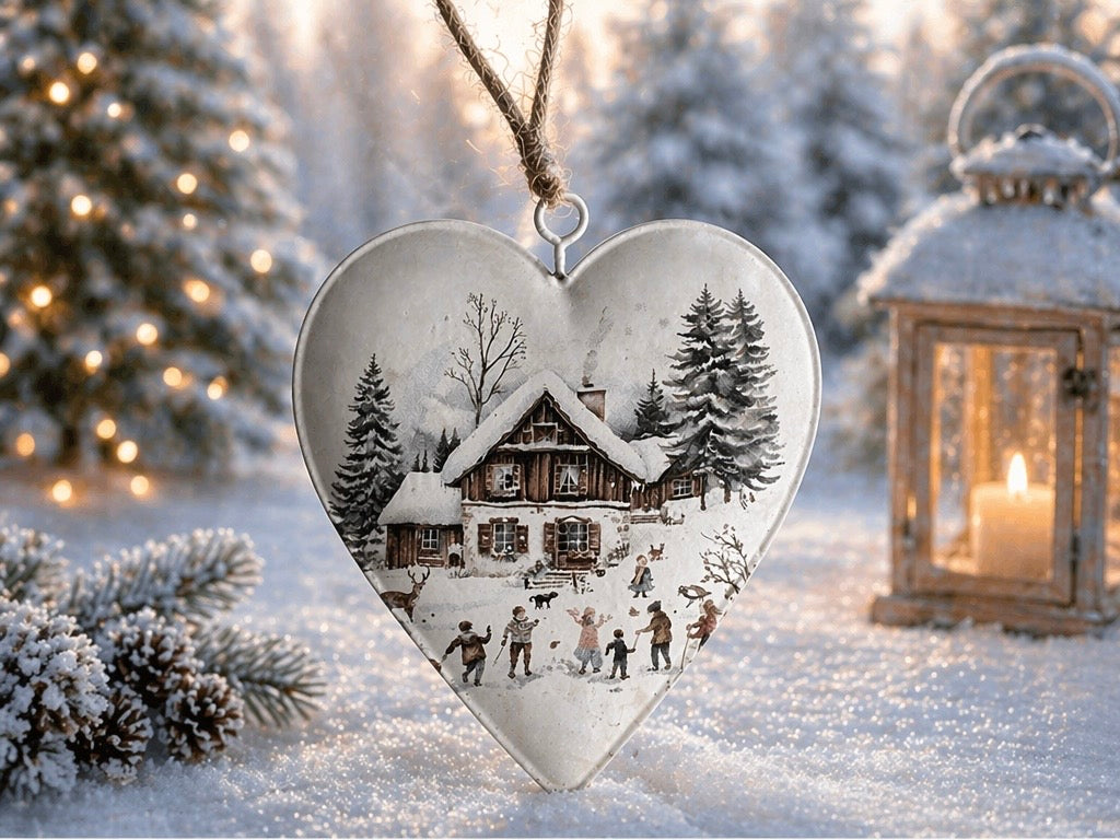 Herz Met. Winter 11 cm VE 12
