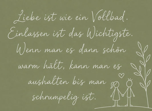 Bild Met.12x10 cm Liebe ist wie VE 12