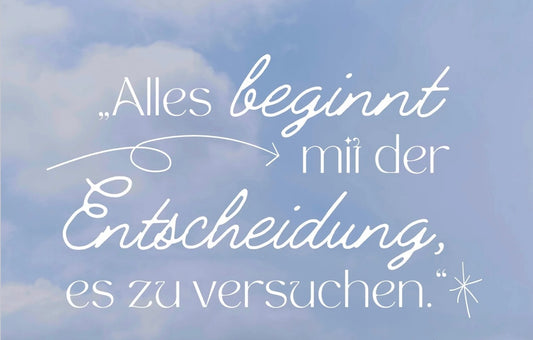 Bild Met.12x10 cm Alles beginnt.. VE 12