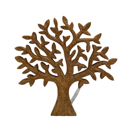 Baum Mangoholz 20x20,5x4 cm