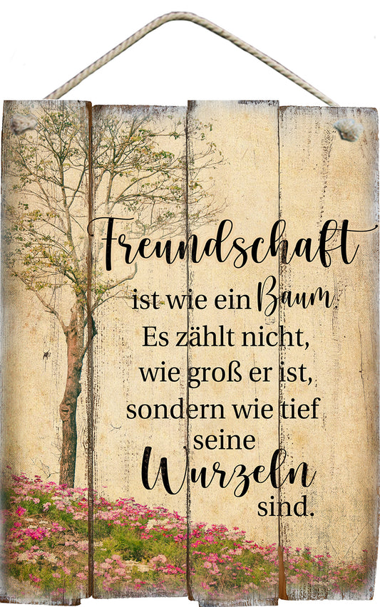 Bild " Freundschaft ist wie ein Baum ..."