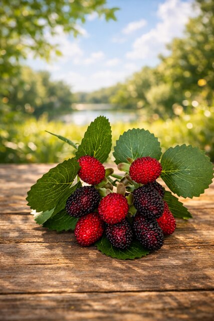 Brombeeren rot/schw. 11x26 /11 B. VE 24