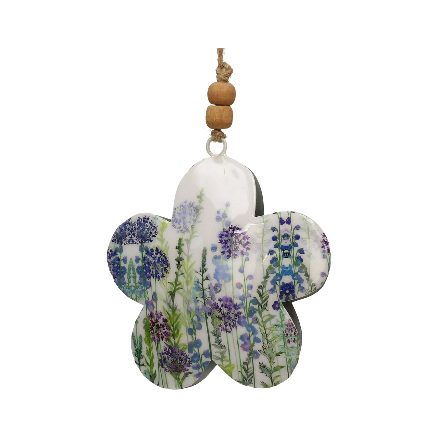 Blüten Metall 11 cm Lavendel