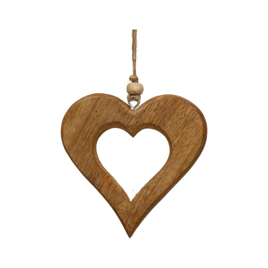 Herz offen Mangholz 10,5x10 cm