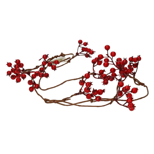 Girlande Beeren rot 80 cm