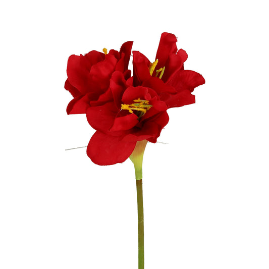 Blüte Amaryllis rot 54 cm