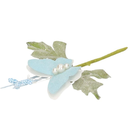 Schmetterlingsaufleger Blau (12x7 cm)