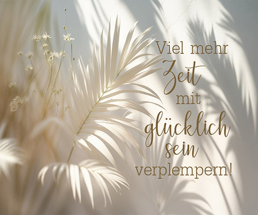 Bild "Viel mehr Zeit.."
