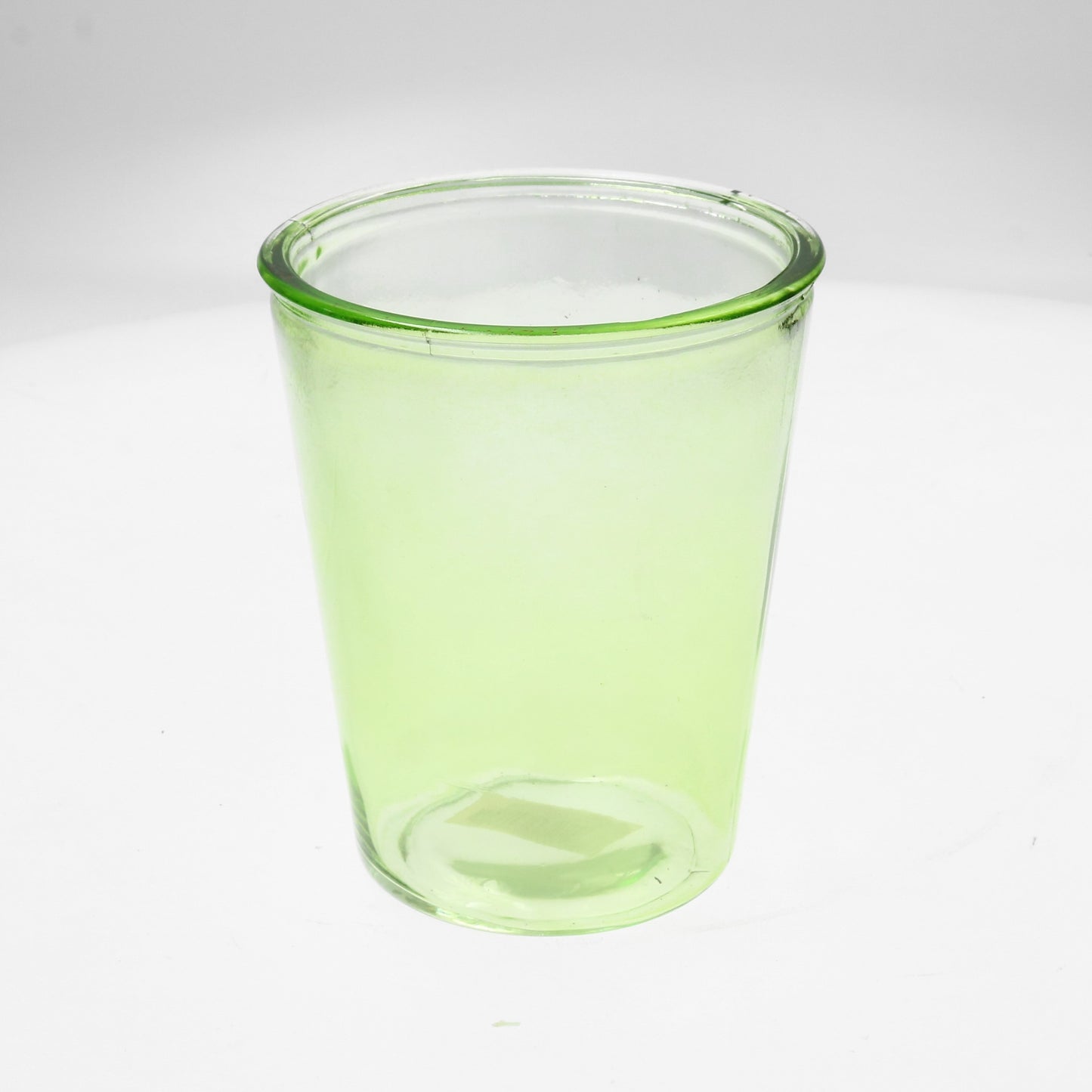 Glas grün 14,5x12,5 cm