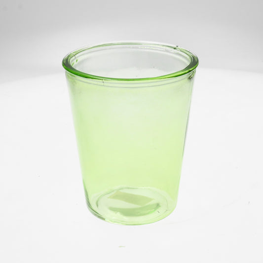 Glas grün 14,5x12,5 cm