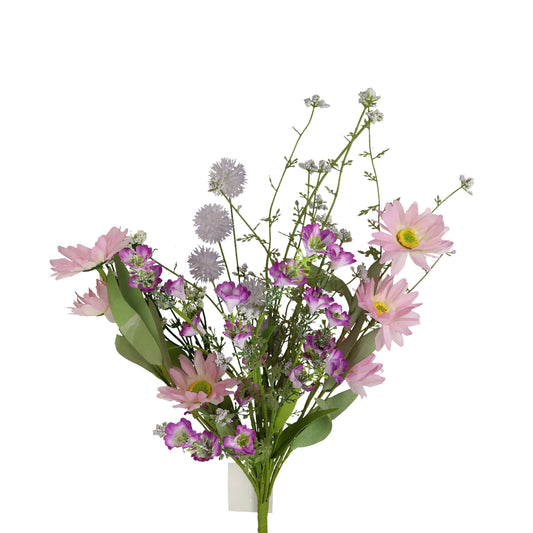 Strauß mit verschiedenen Blüten lila 56 cm