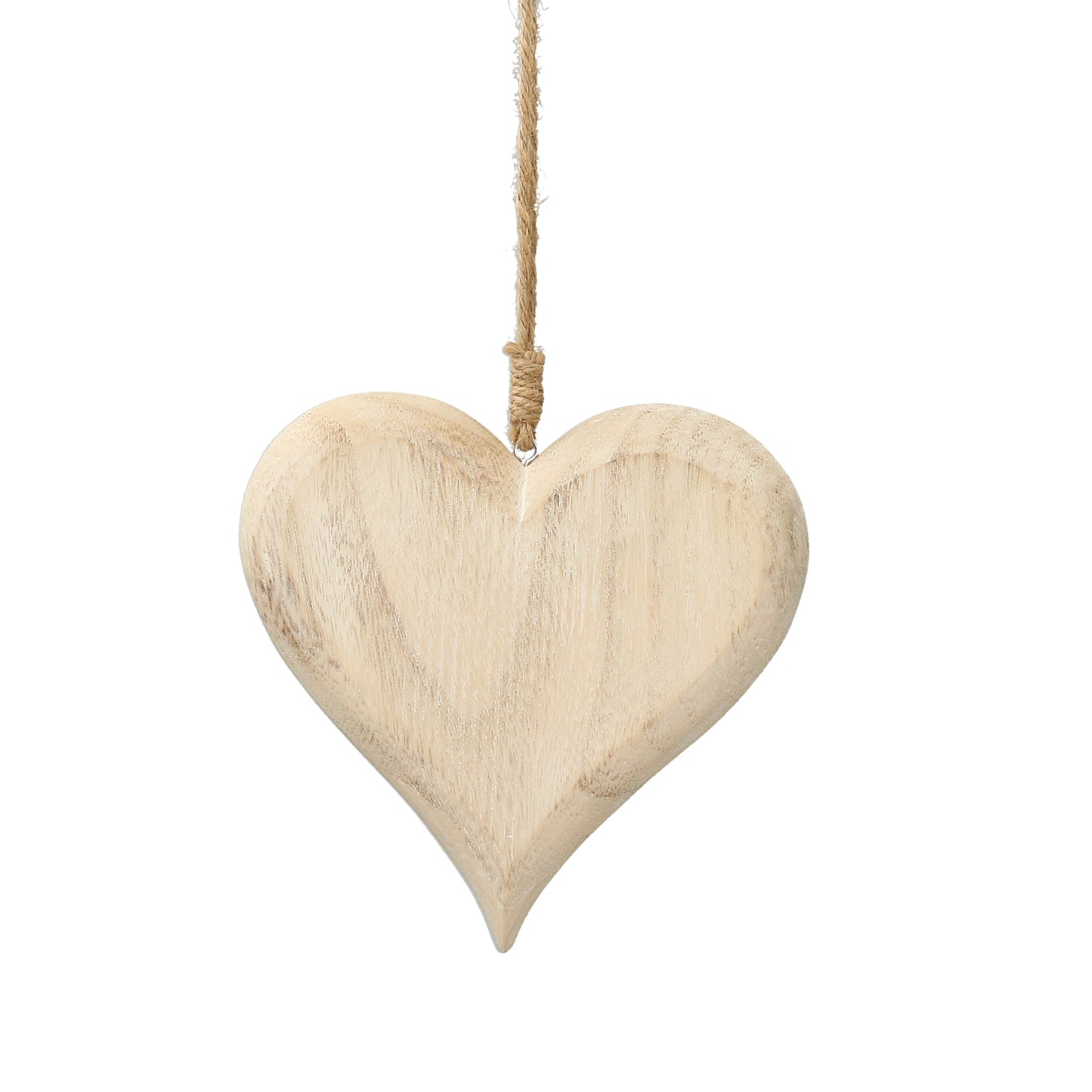 Hänger Herz aus Holz gekalkt 3 Größen