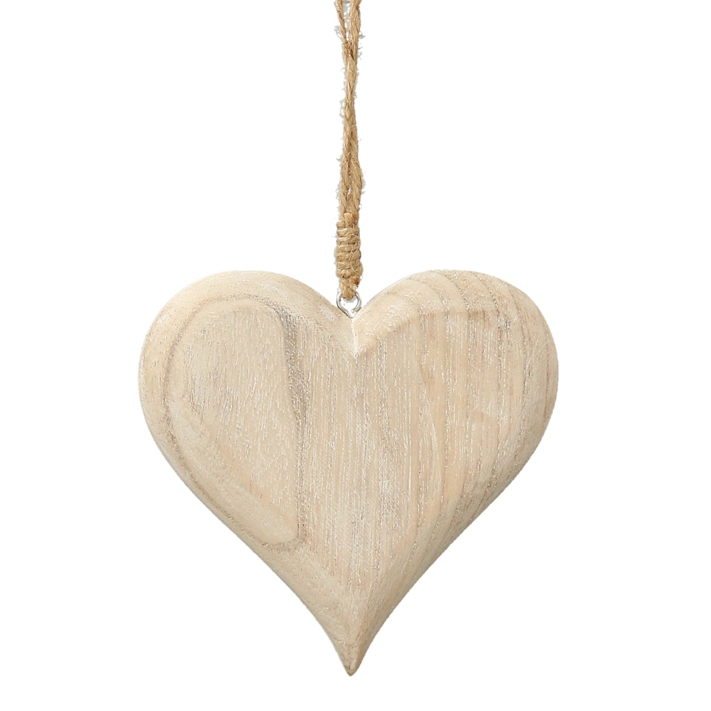 Hänger Herz aus Holz gekalkt 3 Größen