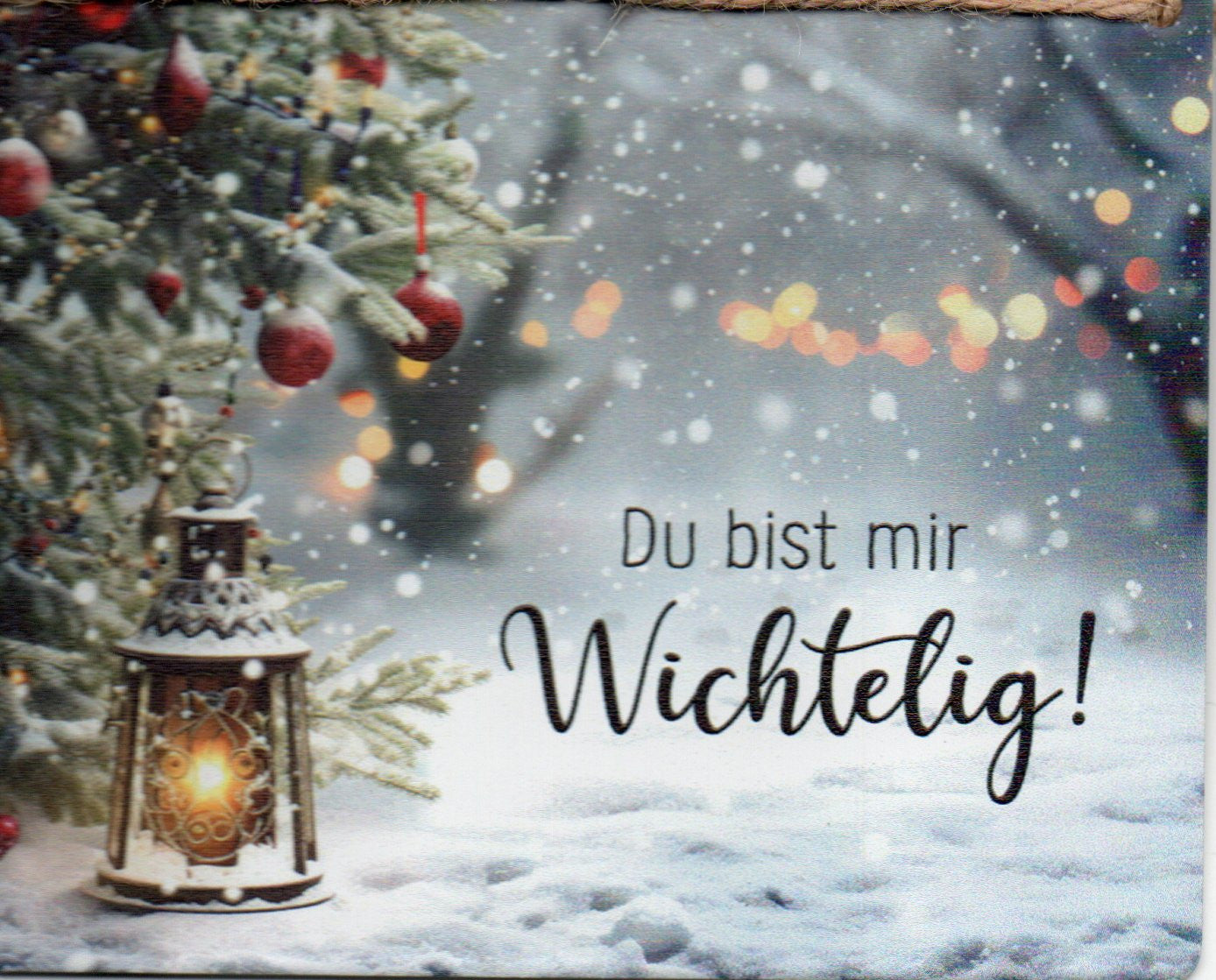 Bild Met. 12x10 Du bist mir wichtelig