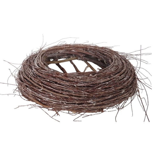 Korb/ Kranz rund Rebe gefrostet 45x10 cm