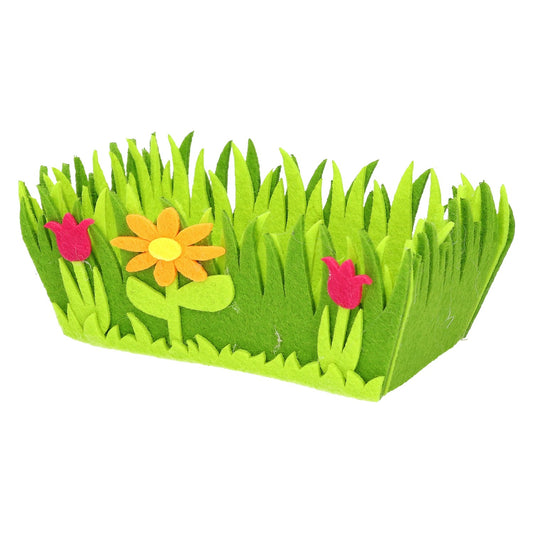 Filzkorb Gras 5x13 x 8 cm